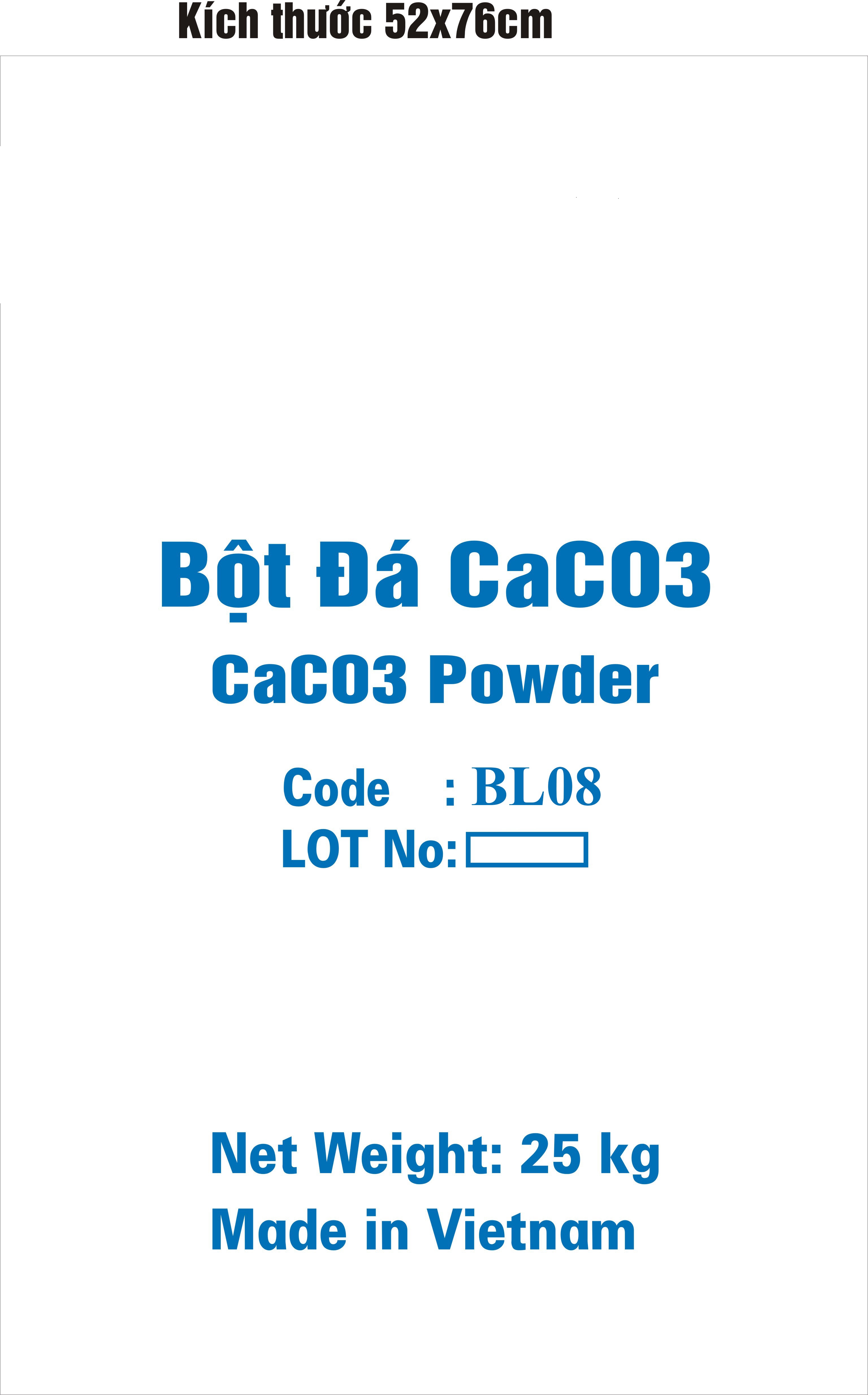 Bột đá CaCO3 8 micron